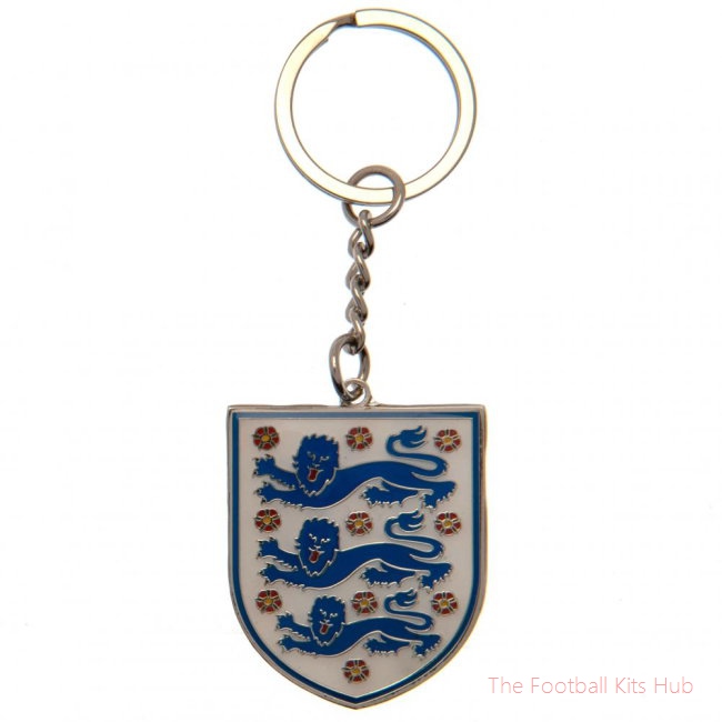 Men England FA Crest Keyring UEFA Euro-UniFootball Store