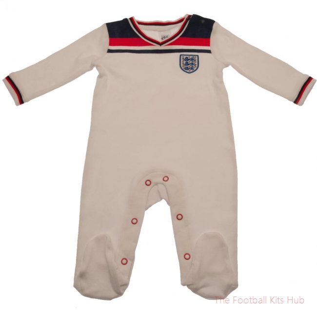 England FA Sleepsuit World Cup 82 12-18 Mths-UniFootball Store