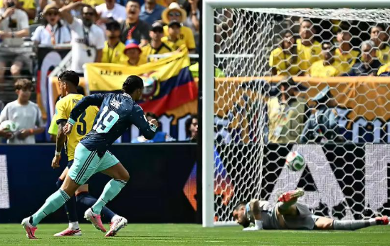 Goal hits net