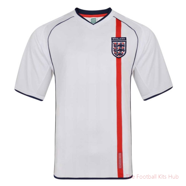 Men England 2002 Retro Football shirt UEFA Euro-UniFootball Store