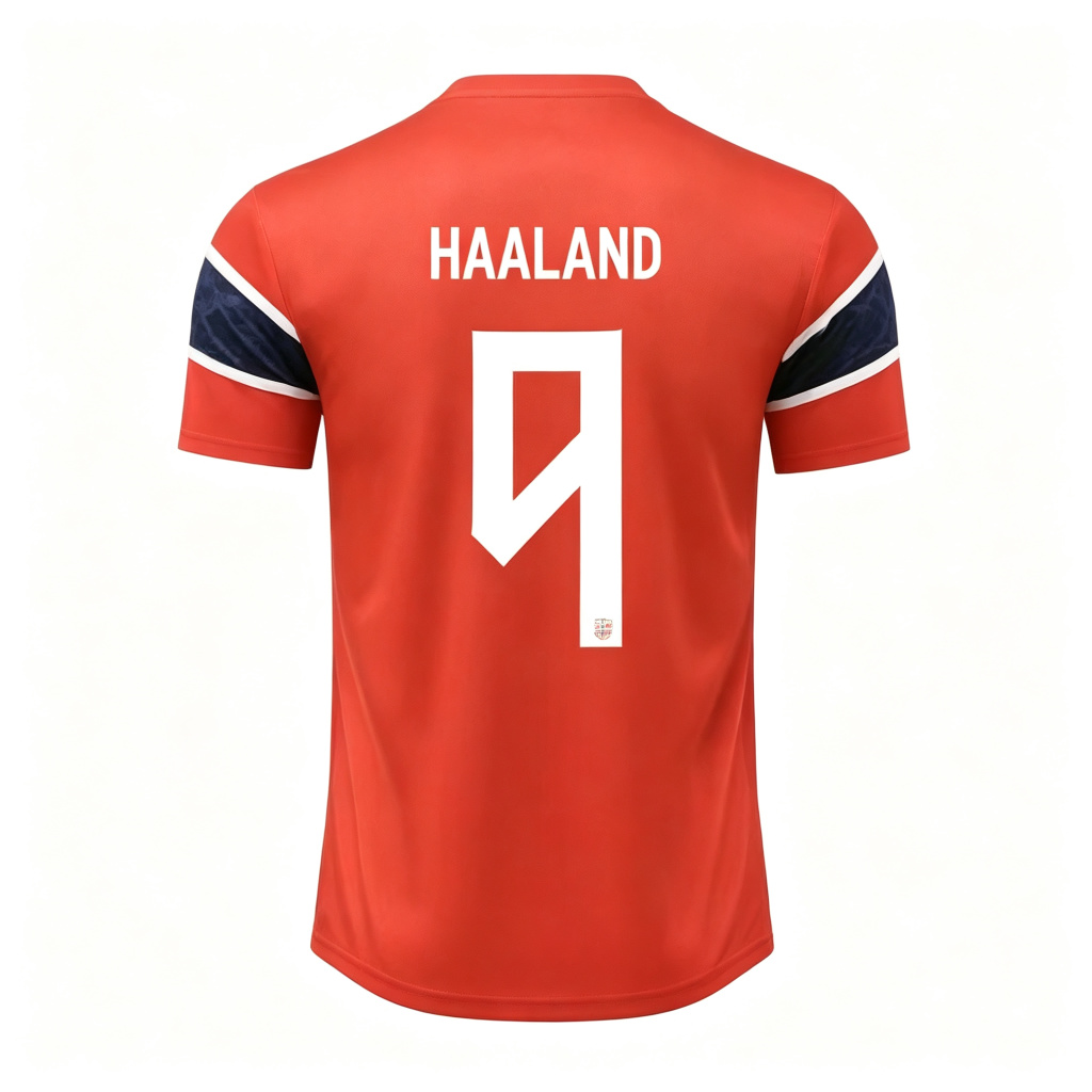 Norway Haaland #9 Jersey BACK