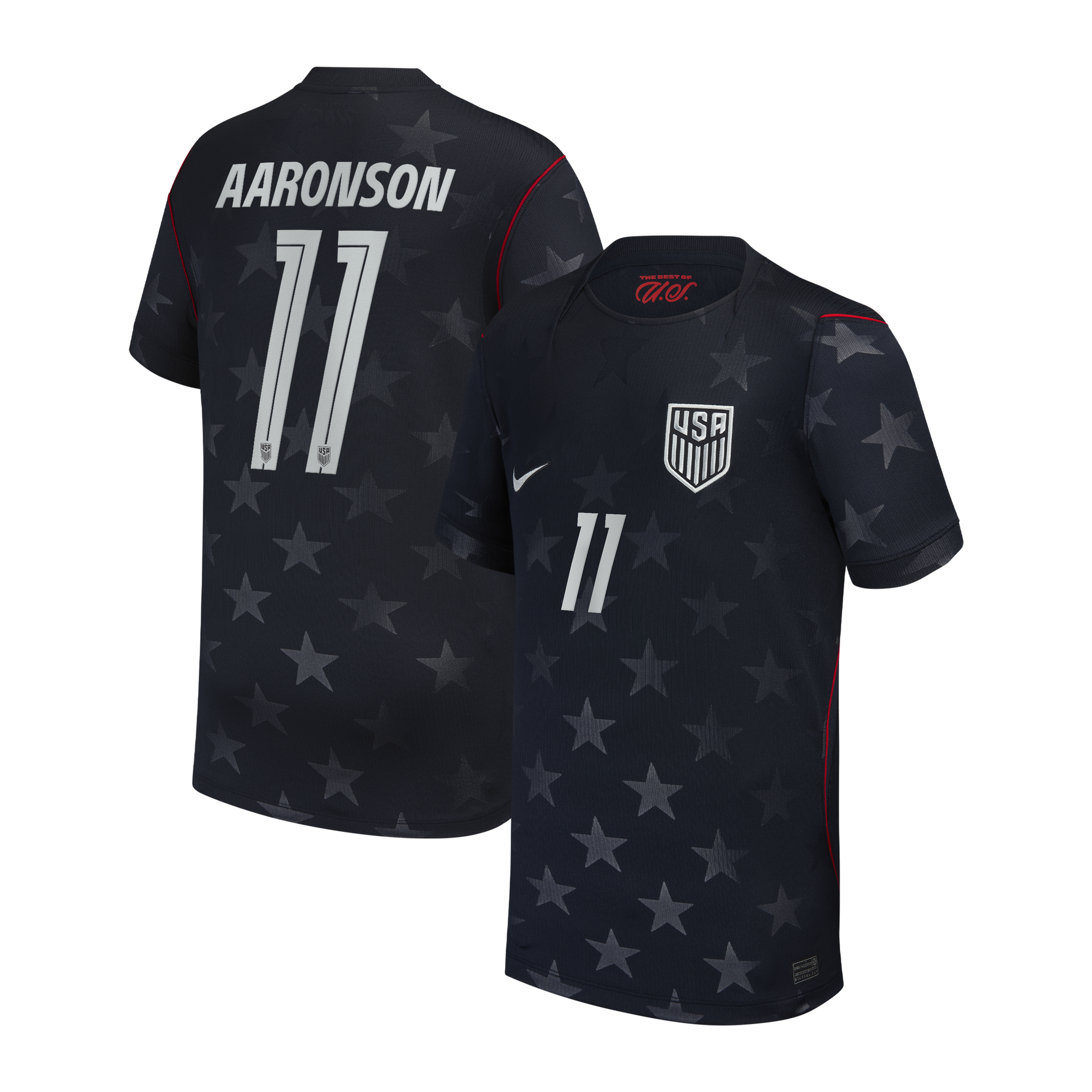 Brenden Aaronson USMNT Away Jersey 2026/27 - Blue | UniFootball Store