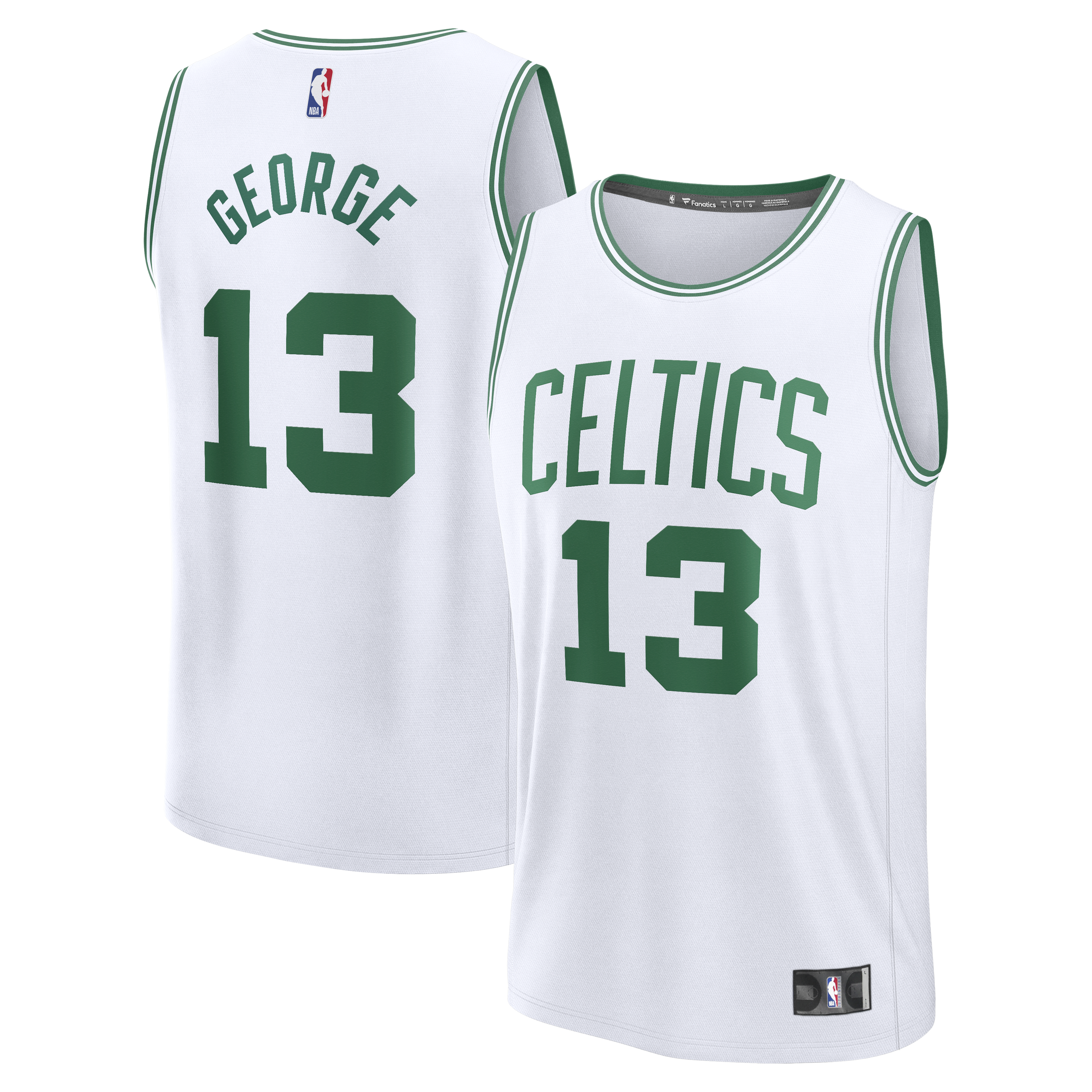 Paul George Boston Celtics NBA Jersey - White | UniFootball Store