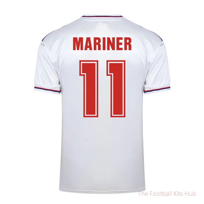 Score Draw England World Cup 1982 Home Shirt (Mariner 11)-UniFootball Store