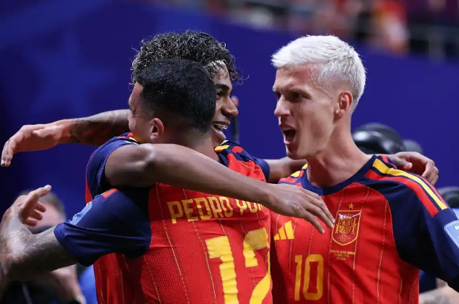 Spain celebration