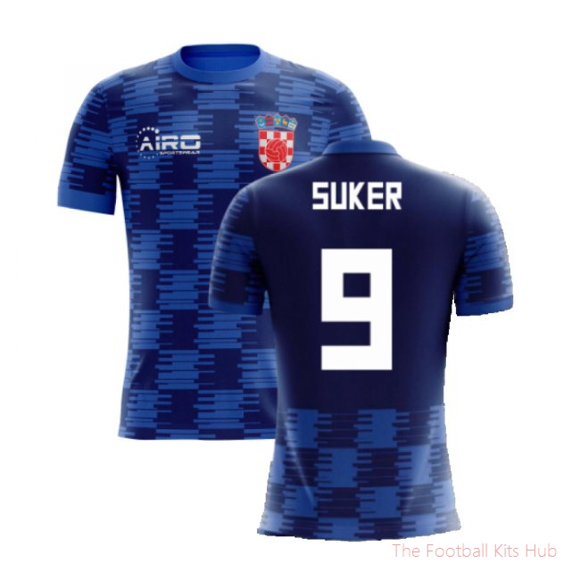 2025/26 Croatia Away Shirt (Suker 9) - Kids
