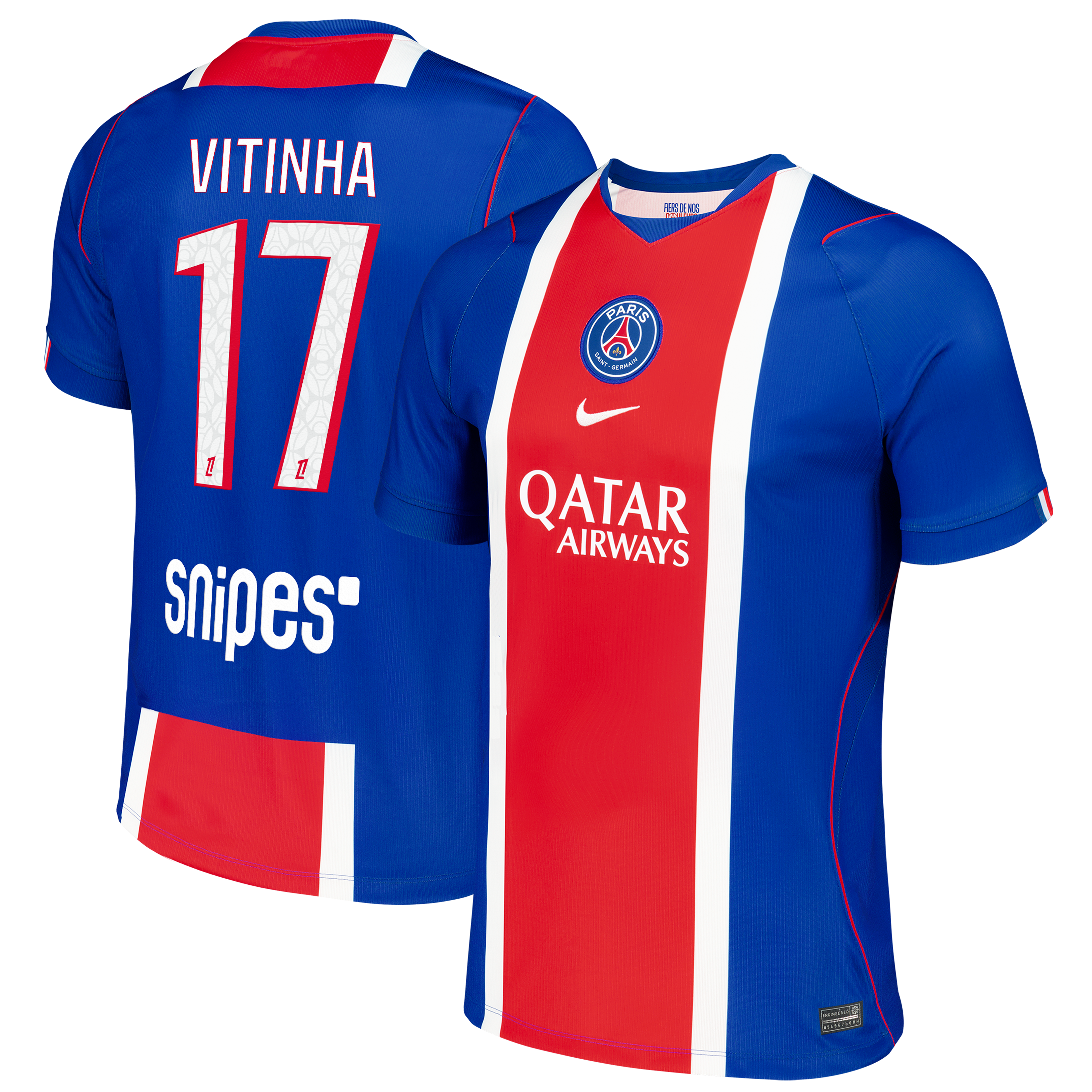 Vitinha Paris Saint-Germain Home Soccer Jersey 2026/27 - Blue | UniFootball Store