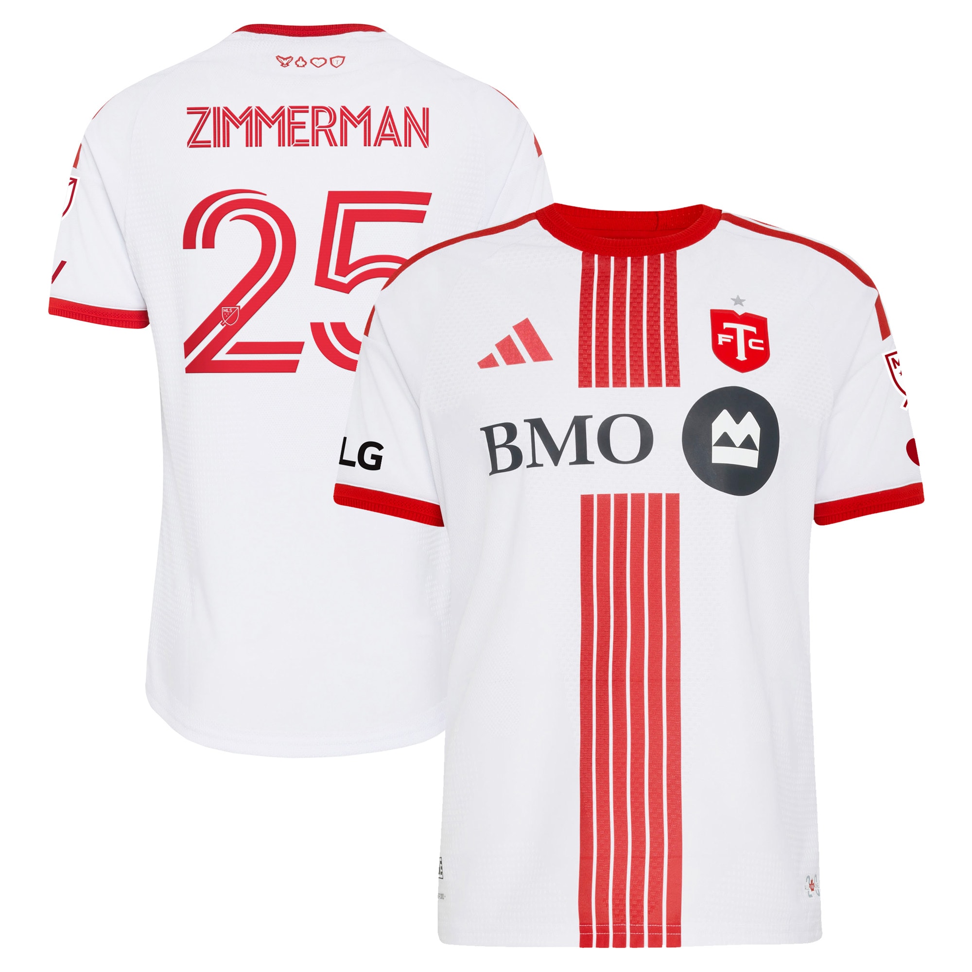Walker Zimmerman Toronto FC Jersey - White | UniFootball Store