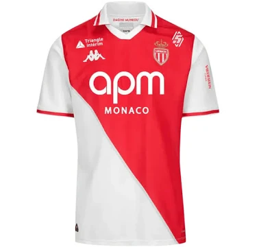 AS Monaco Home Jersey 2025/26 Kids'