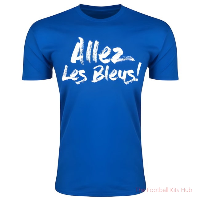 Allez Les Bleus France T-Shirt (Blue)-UniFootball Store
