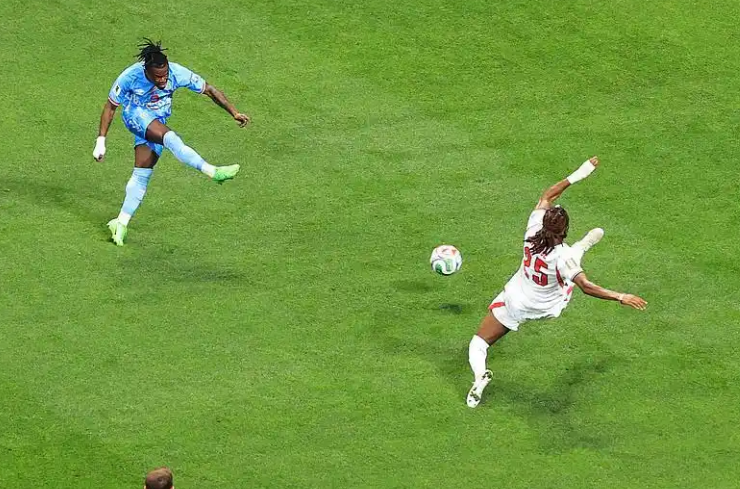 England vs DR Congo Match Scene