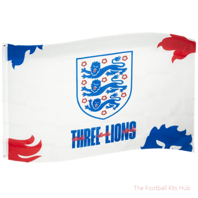 Men England FA 3 Lions Flag UEFA Euro-UniFootball Store