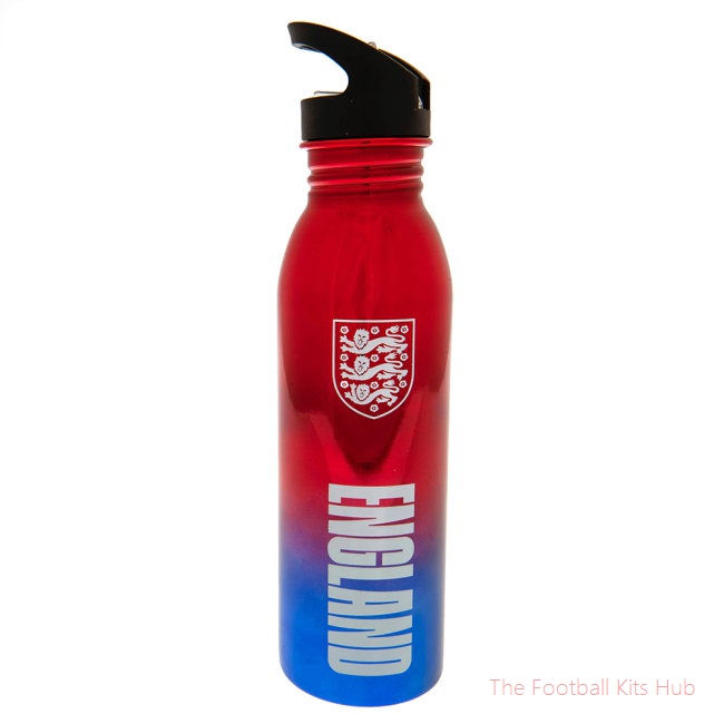 England FA UV Metallic Drinks Bottle-UniFootball Store