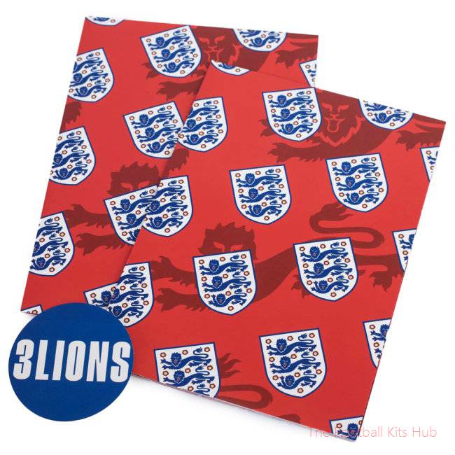Men England FA Crest Gift Wrap UEFA Euro-UniFootball Store