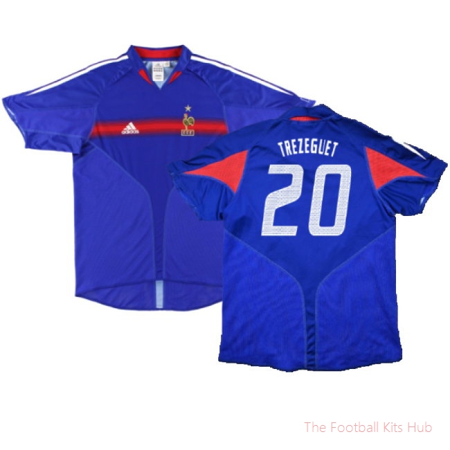 France 2004-06 Home Shirt (S) (Excellent) (Trezeguet 20)-UniFootball Store