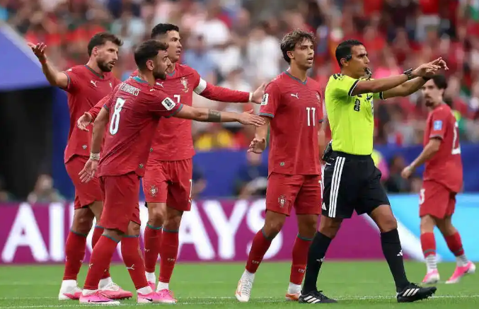 Portugal team celebrates