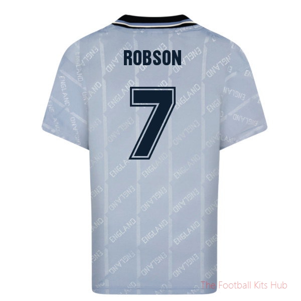 England 1993 Third Retro Shirt (Robson 7)-UniFootball Store