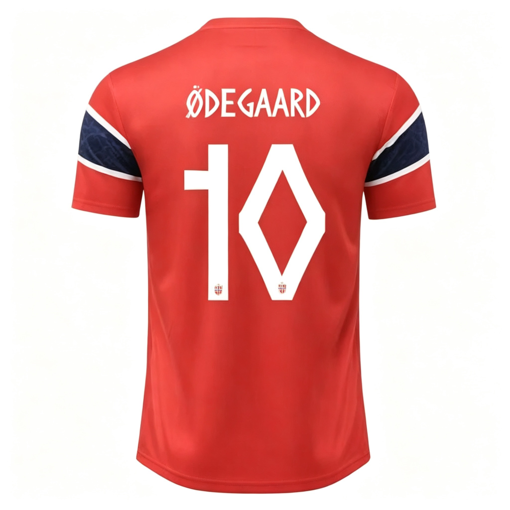 Norway Odegaard #10 Jersey BACK
