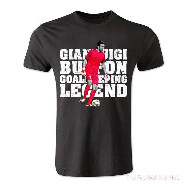 Gianluigi Buffon Goalkeeping Legend T-Shirt (Black) - Kids-UniFootball Store