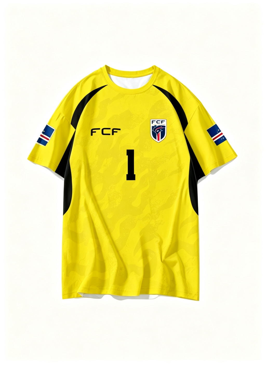 2026 World Cup Cape Verde Vozinha #1 Historic Home Jersey