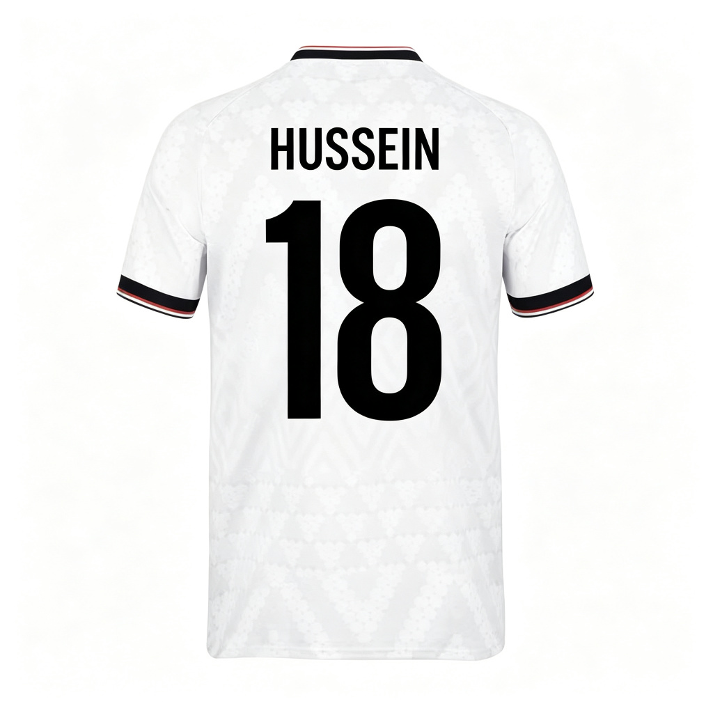 Iraq Ayman Hussein #18 Jersey BACK