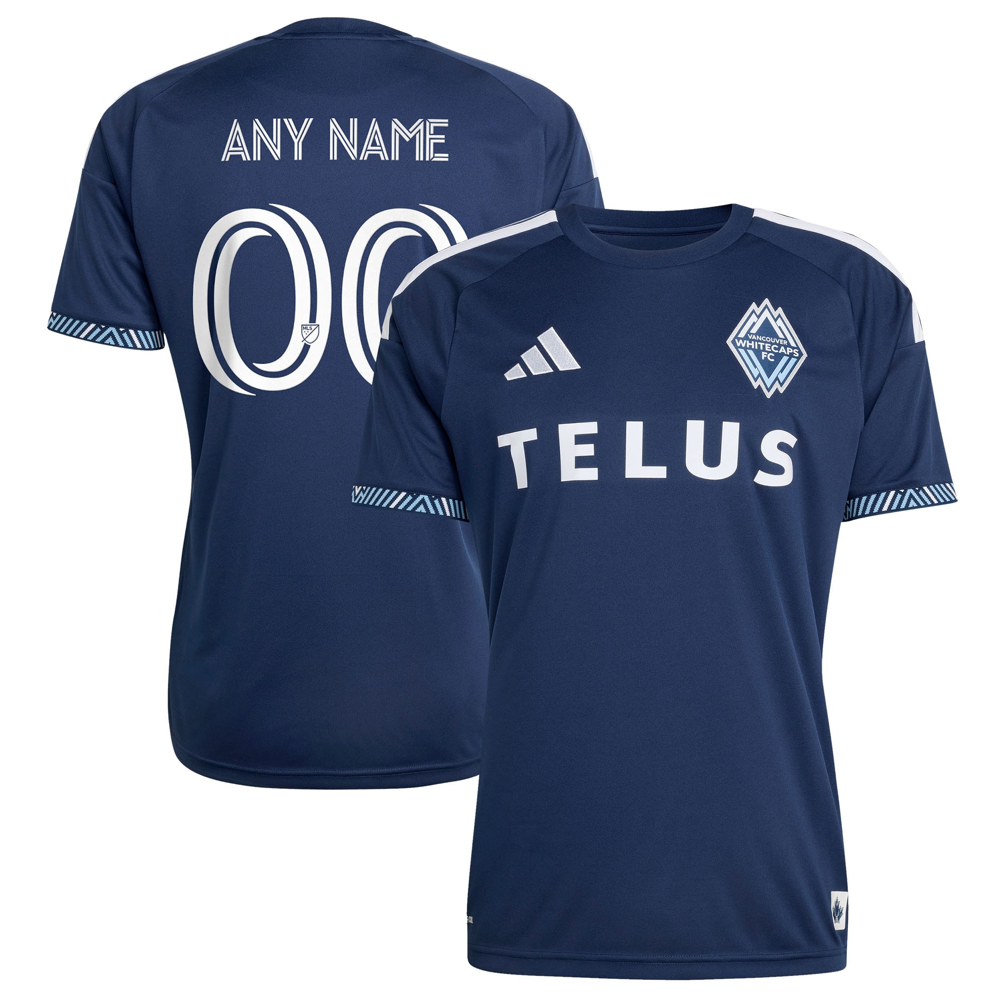 Youth Vancouver Whitecaps FC 2026 The Coastal Jersey Replica Custom Jersey - Deep Sea Blue | UniFootball Store
