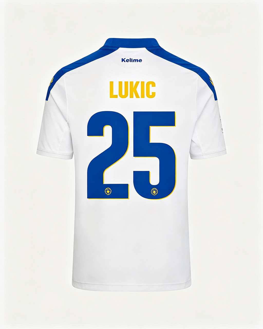 Jovo Lukic #25 Bosnia White Away Jersey
