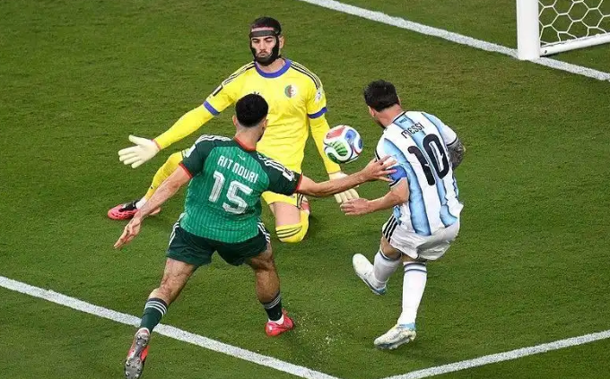 Messi Hat-trick Celebration