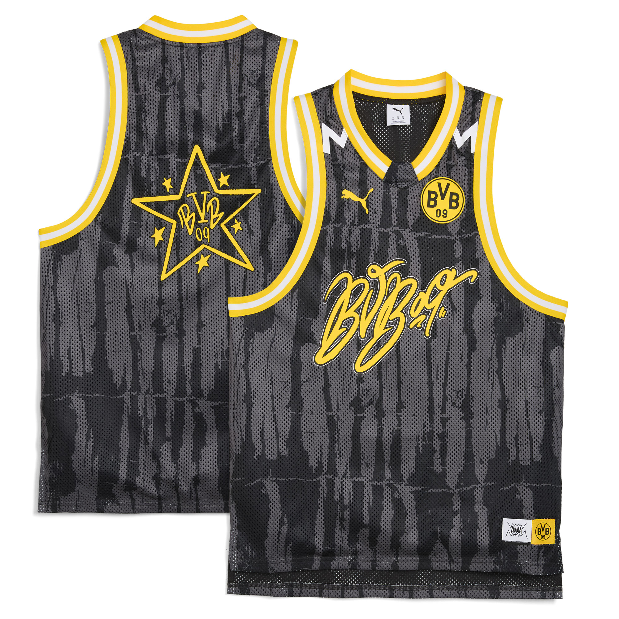 Youth Borussia Dortmund 2025 FIFA Club World Cup dryCELL Basketball Jersey - Black | UniFootball Store