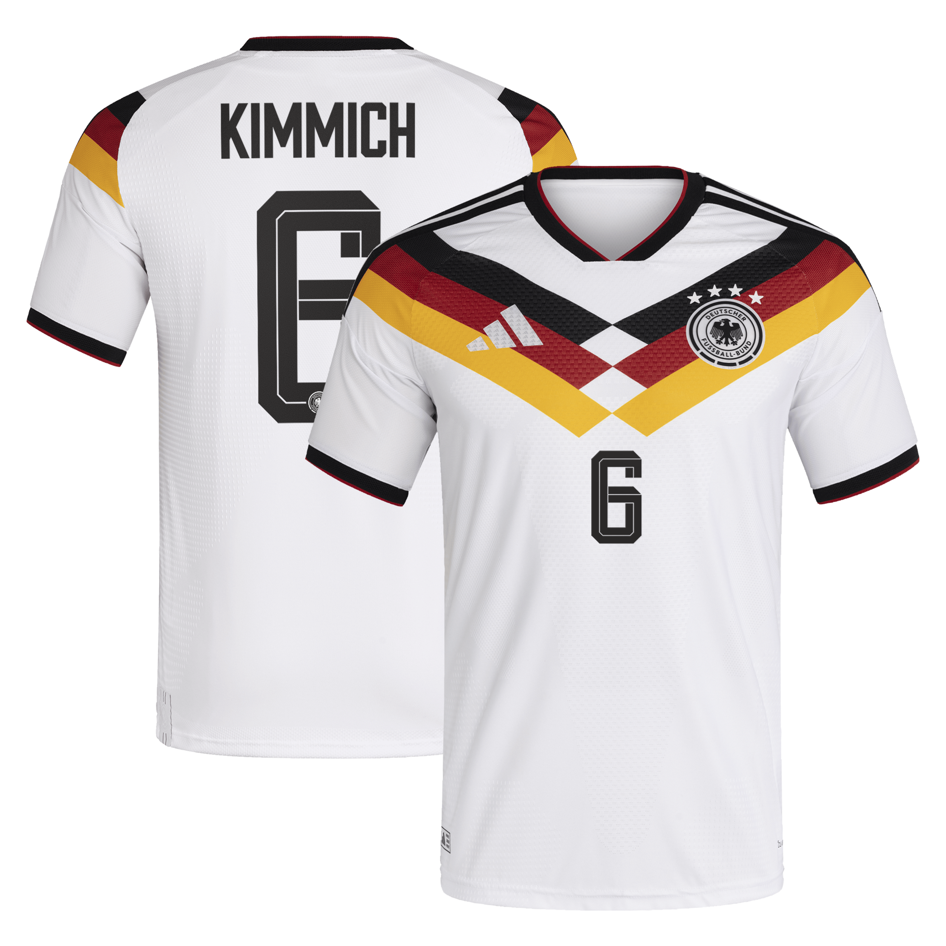 Women's Joshua Kimmich Germany National Team 2026 Home Authentic Jersey - White | UniFootball Store