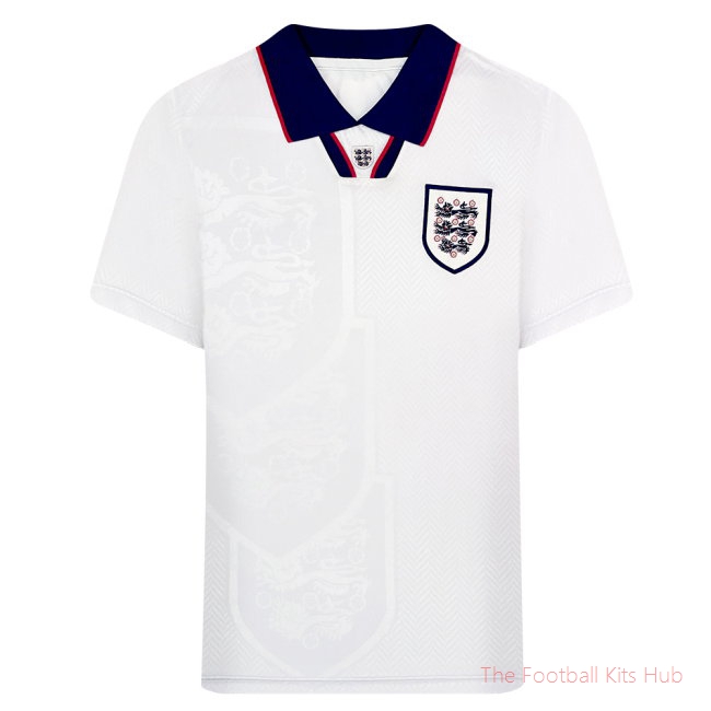 Men 1993 England Home Retro Shirt UEFA Euro-UniFootball Store