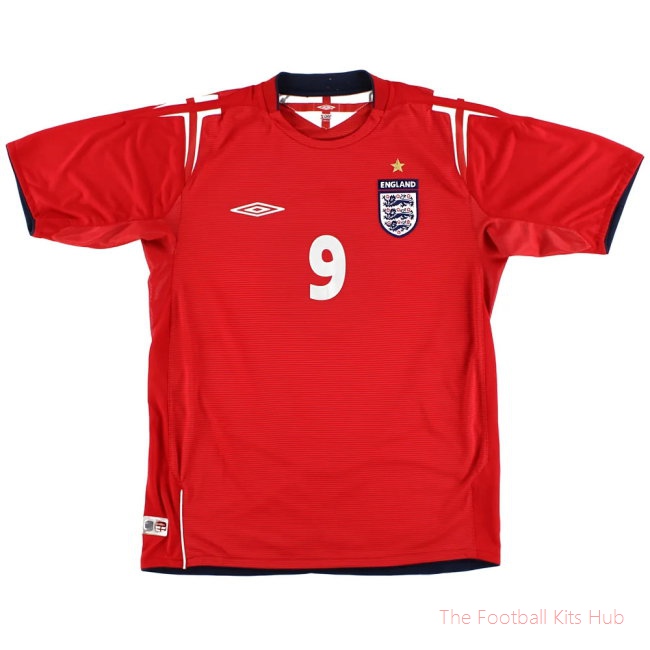 England 2004-06 Away (Very Good)-UniFootball Store