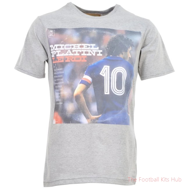 Pennarello: LPFC - Platini T-Shirt Grey-UniFootball Store