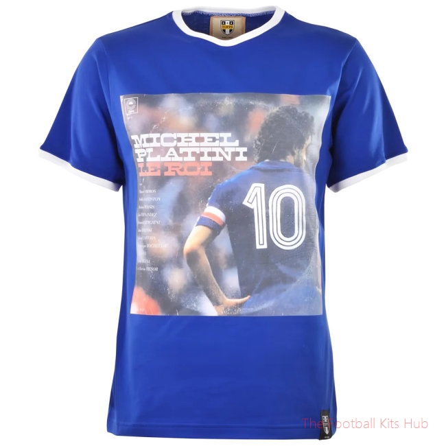Pennarello: LPFC - Platini T-Shirt - Royal/White Ringer-UniFootball Store