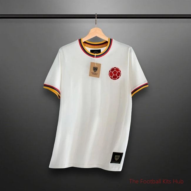 Vintage Colombia El Cafetero Away Soccer Jersey-UniFootball Store