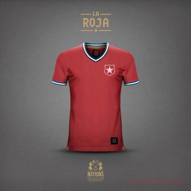 Vintage Chile La Roja Soccer Jersey-UniFootball Store