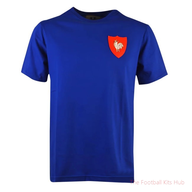 Men France Rugby T-Shirt - Royal UEFA Euro-UniFootball Store
