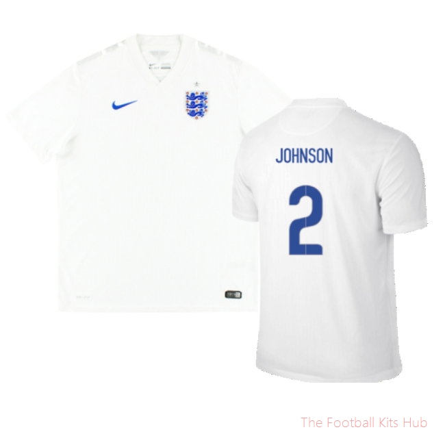 England 2014-16 Home (Very Good) (JOHNSON 2)-UniFootball Store