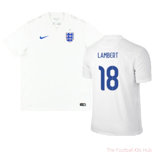 England 2014-16 Home (Very Good) (LAMBERT 18)-UniFootball Store