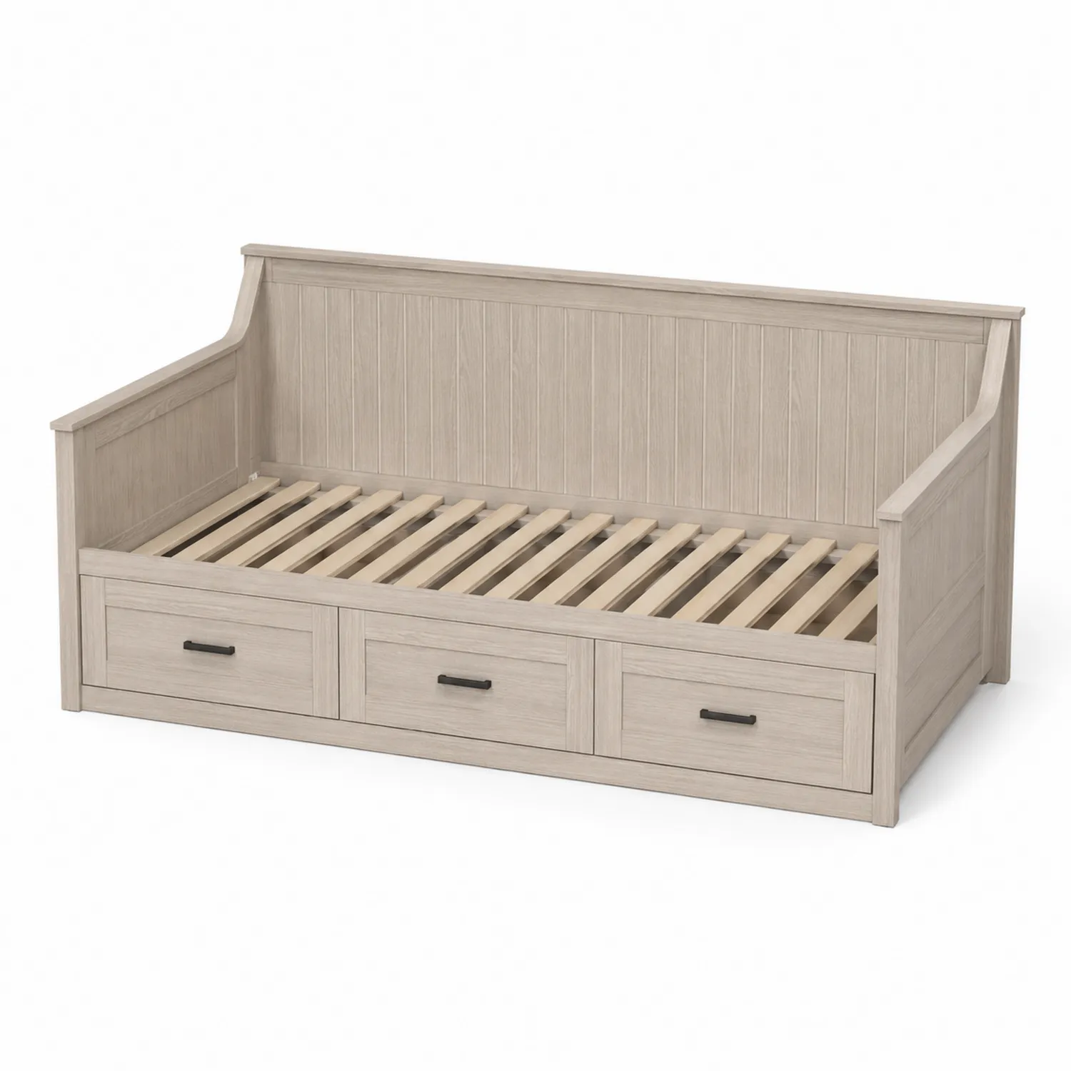 Letto Divano in Legno con Cassetti