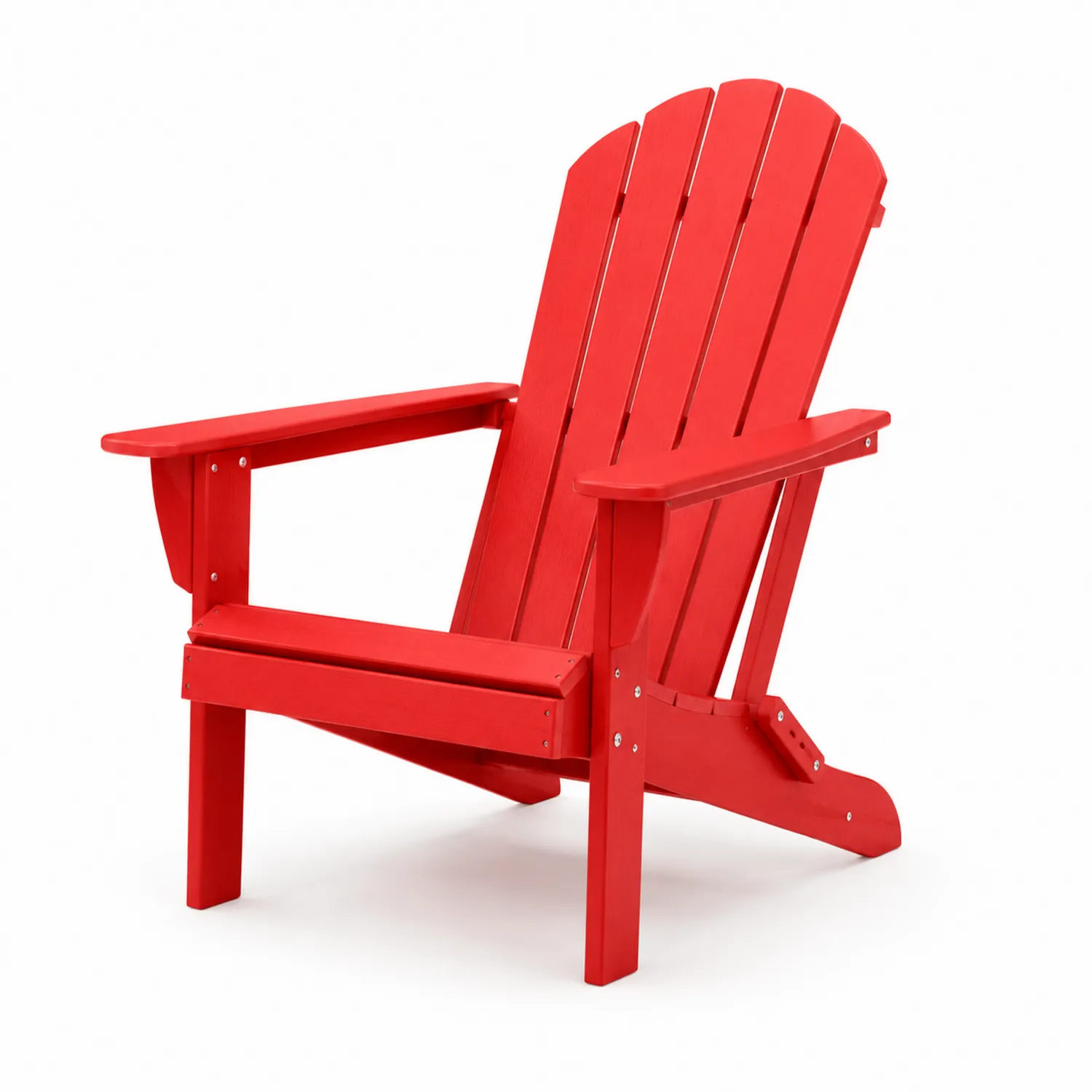 Sedia Adirondack in Legno Rosso
