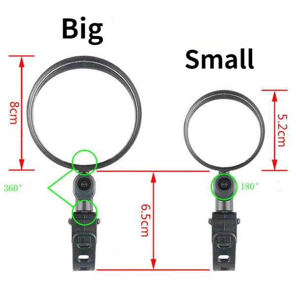 Electric scooter rearview mirror