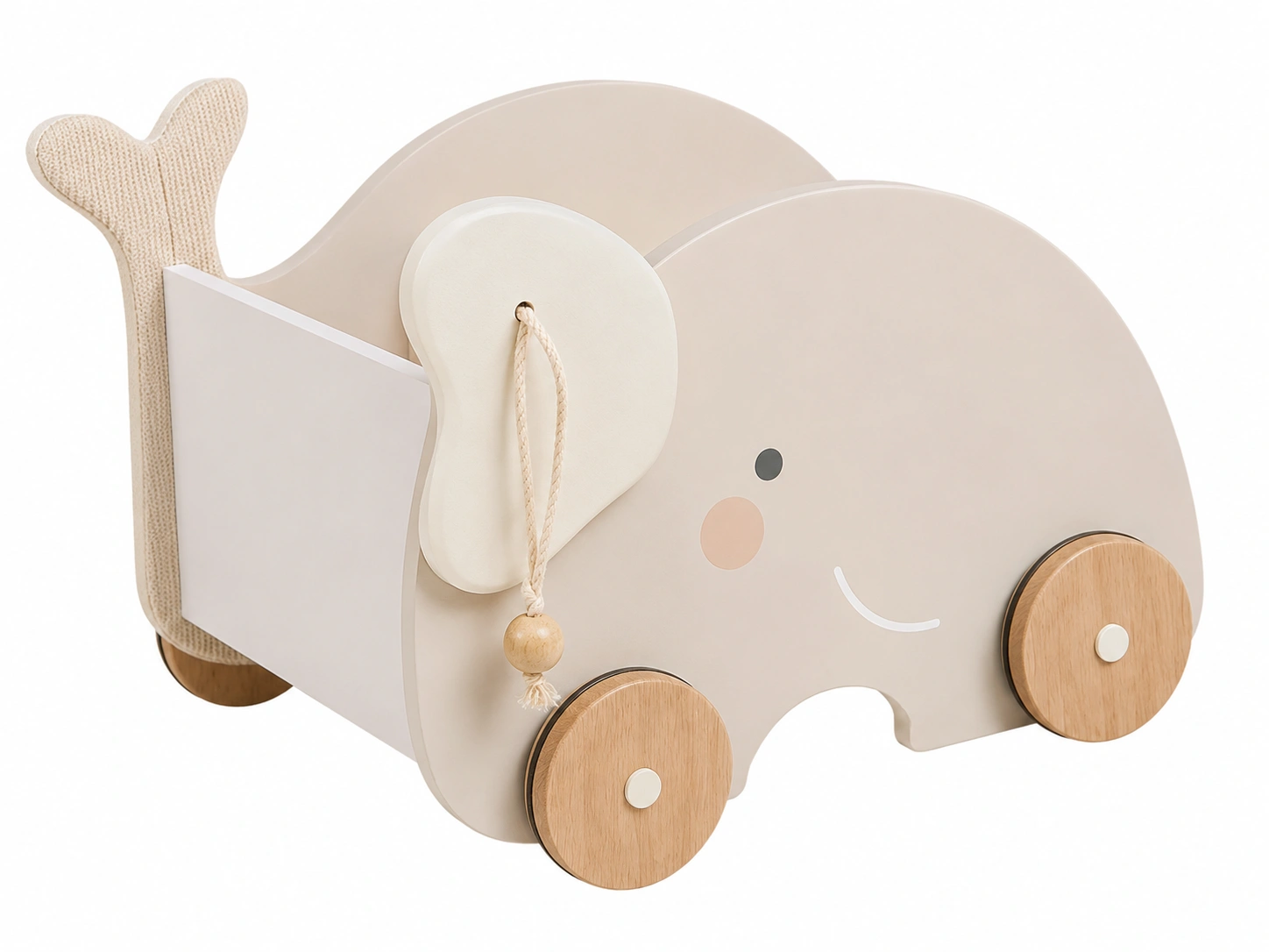 Carrito infantil elefante Nordic Beige
