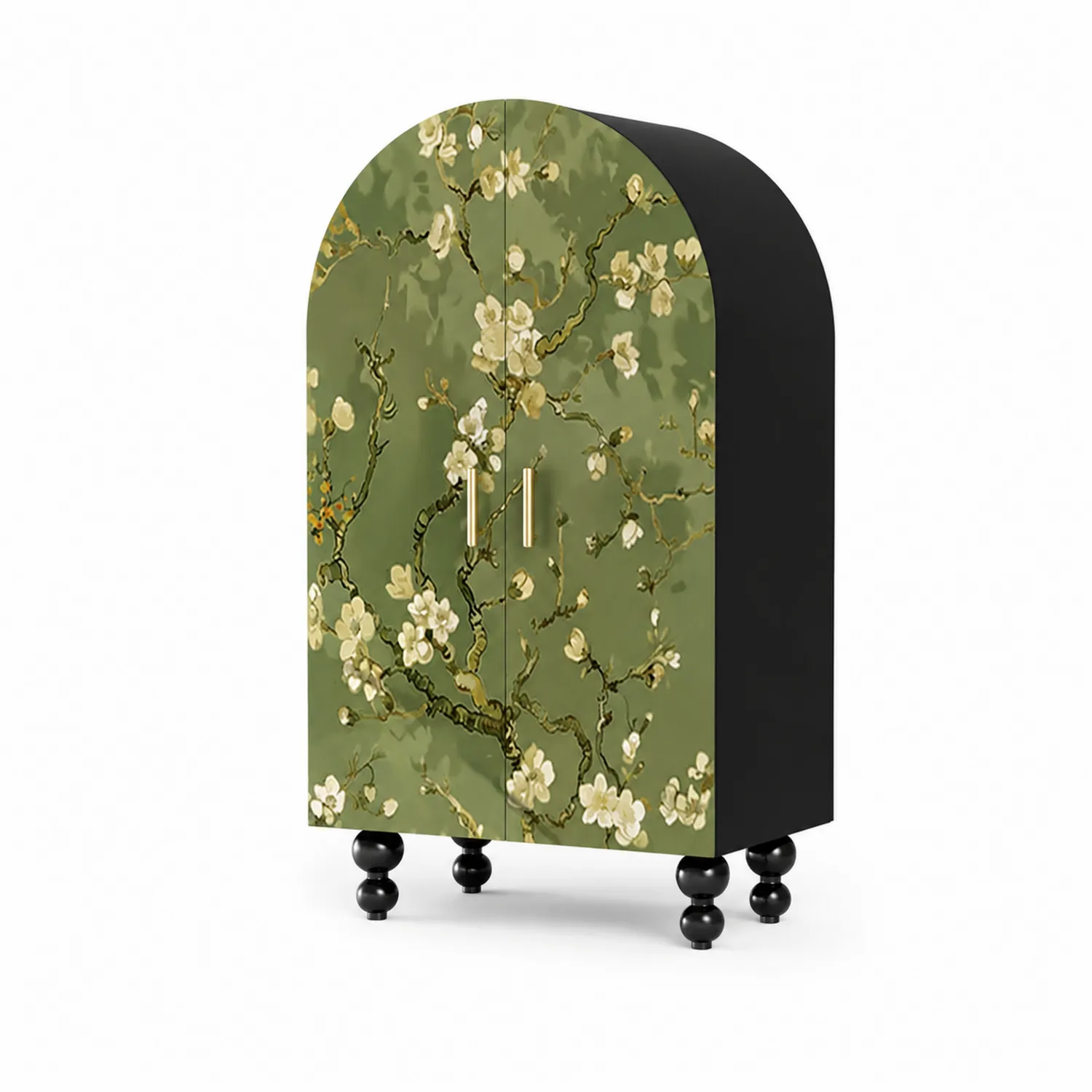 Armario Arco de MDF con Diseño Floral 180cm