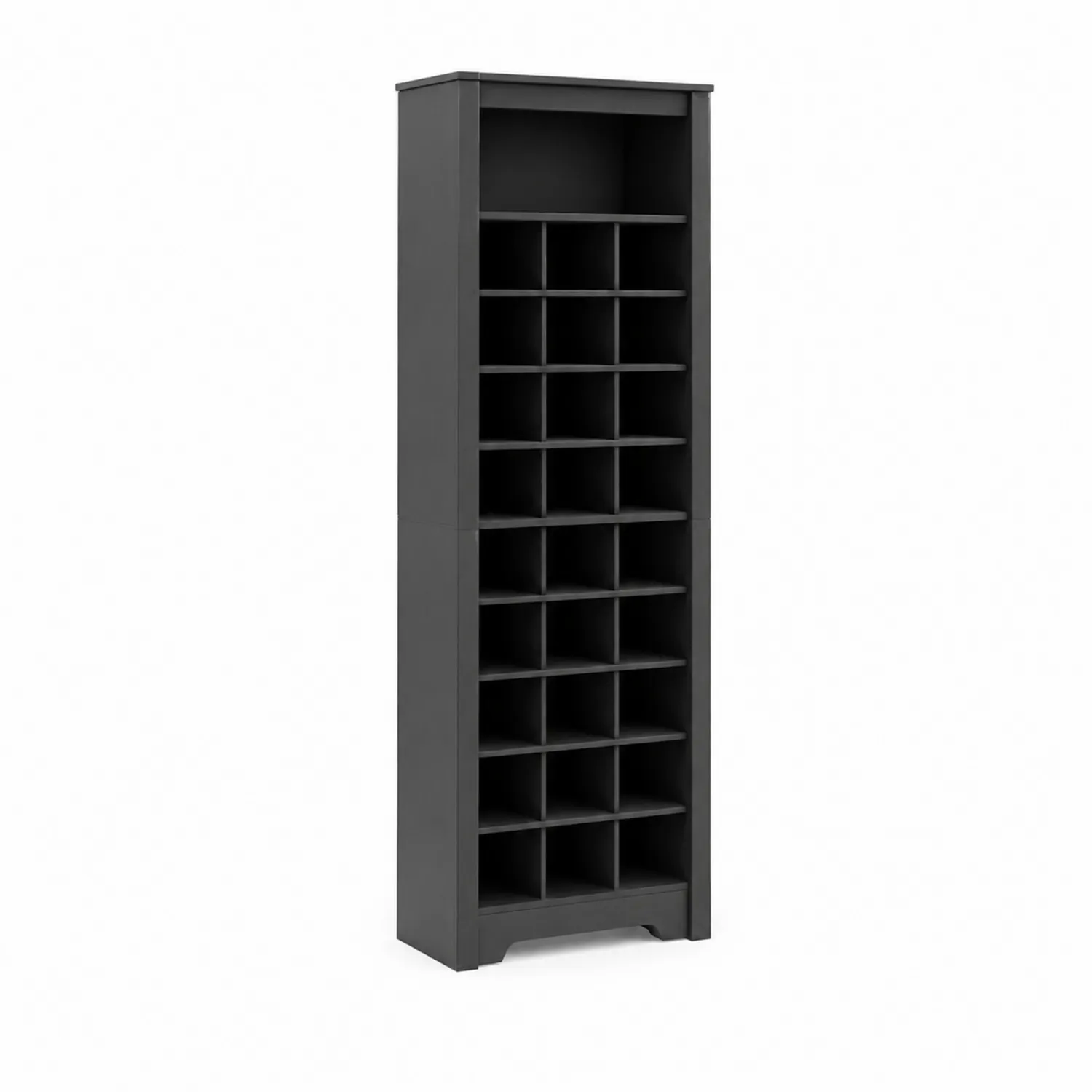 Estantería de zapatos MDF Negro 160x50x25 cm