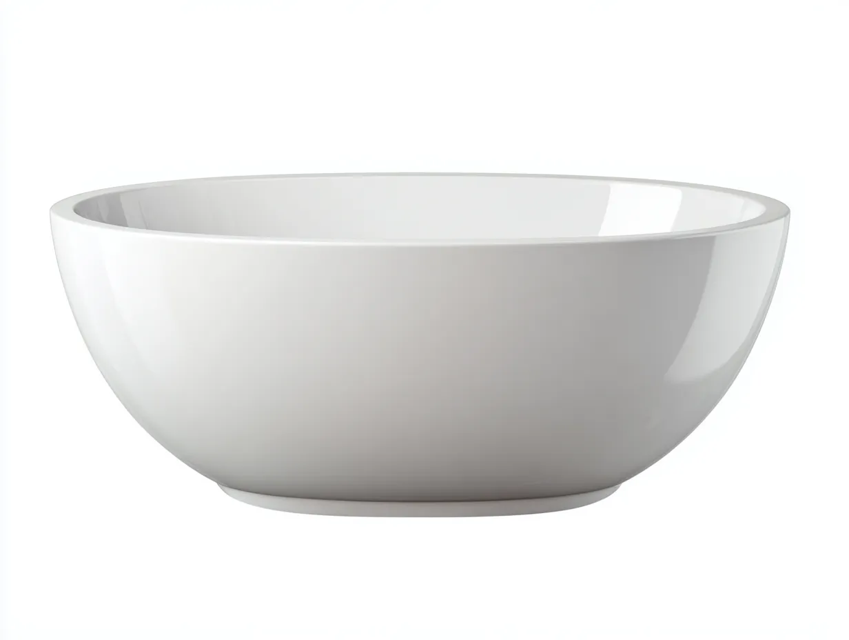 Bañera exenta ovalada 173x81x55 cm - blanco satinado - líneas suaves - para baño-Jadidanest