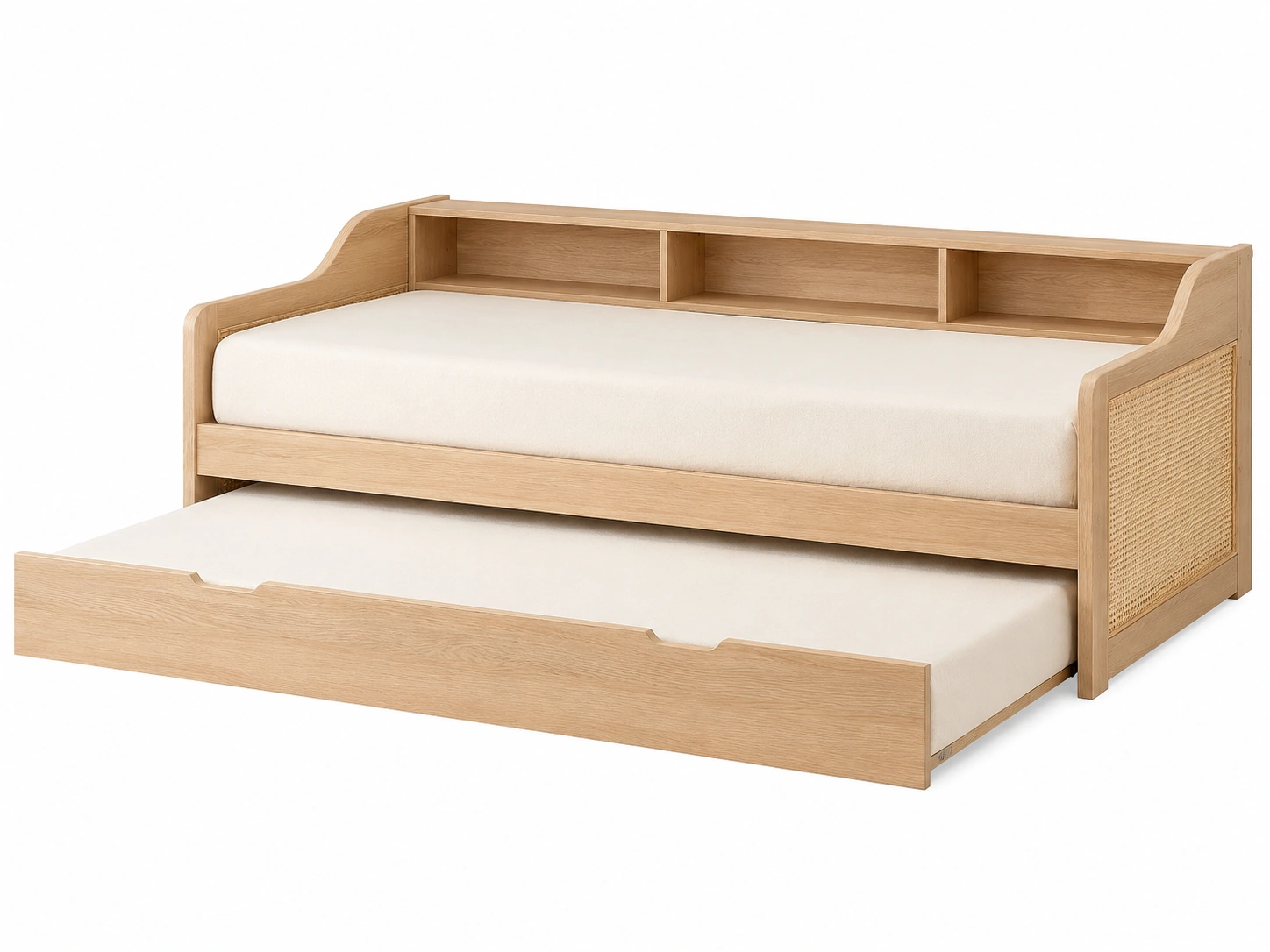 Cama auxiliar de estilo natural para habitaciones con alma mediterranea-meubelva