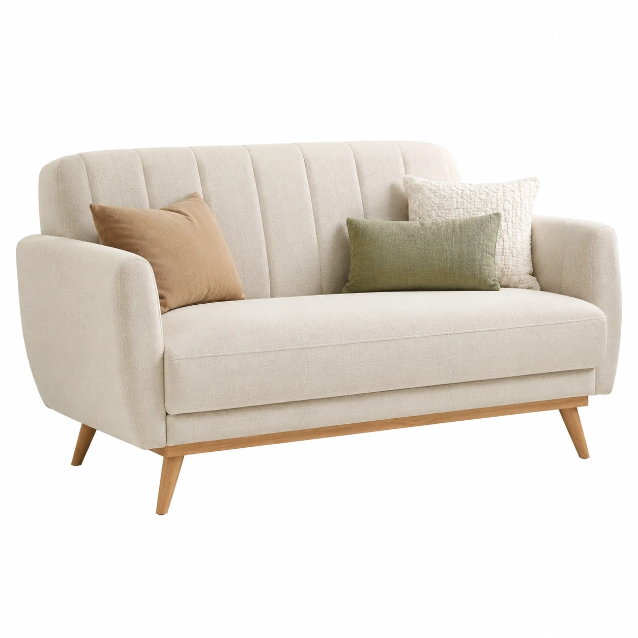Sofa de 2 plazas en beige suave-meubelva