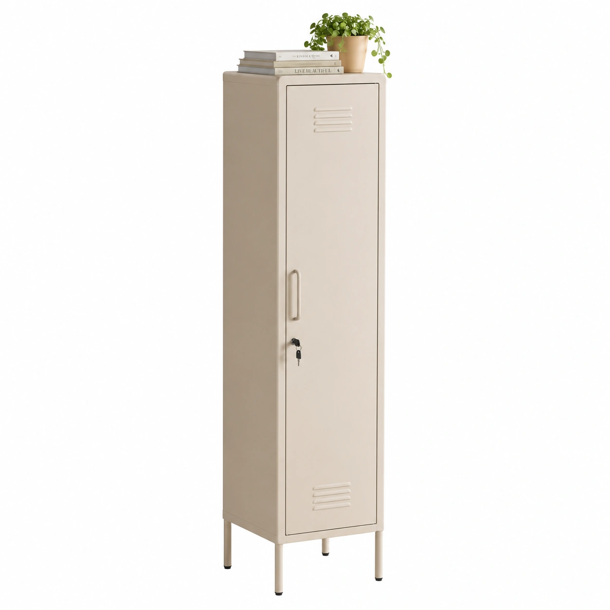 Taquilla Vertical Beige Compacta-meubelva
