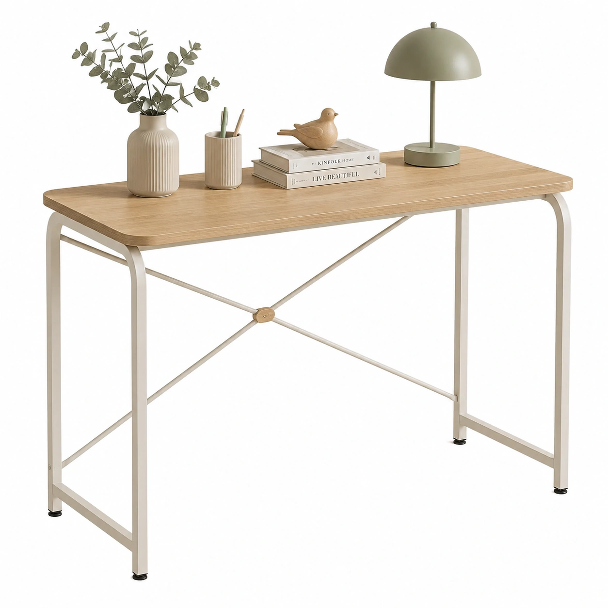 Escritorio Minimalista Nordic Beige-meubelva